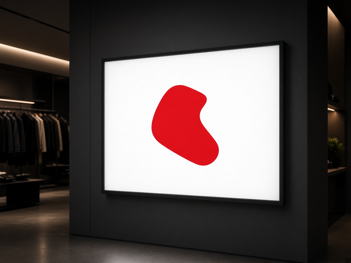 Illuminated brand display